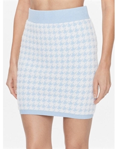 Мини-юбка стандартного кроя, синий Guess