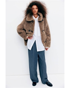 Пушистая куртка, бежевый H&m