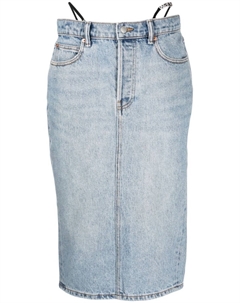 Джинсовая юбка, синий Alexander wang