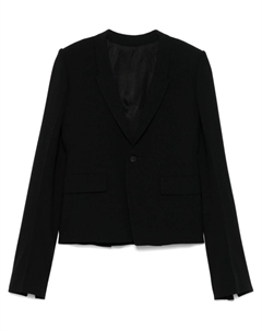 Однобортный пиджак, черный Rick owens