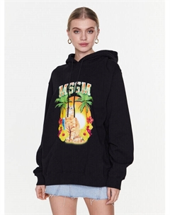 Толстовка свободного кроя, черный Msgm