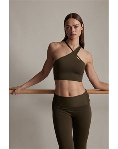 Спортивный бюстгальтер из легкой поддержки softmove, зеленый H&m