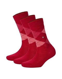 Носки Socken 3er Pack, красный Burlington