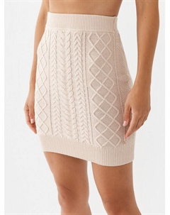 Мини-юбка стандартного кроя, серый Guess