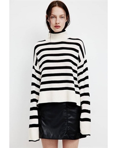 Свитер с водолазкой, бежевый H&m