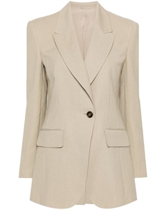 Трикотажный блейзер, серый Brunello cucinelli