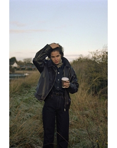 Куртка-бомбер из искусственной кожи, шоколад Zara