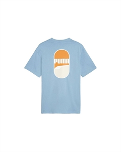 Футболка унисекс светло-голубая, светло-голубой Puma