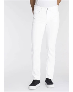 Джинсы стрейч "Анжела", приталенного кроя, белый Mac