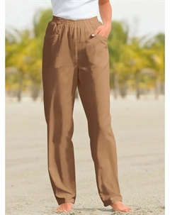 Брюки без застежки, цвет Camel Classic basics