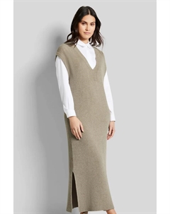 Трикотажное платье с короткими рукавами, коричневый Bugatti