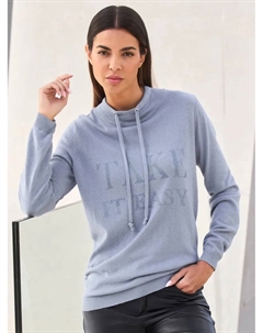 Вязаный свитер "Пуловер", синий Heine