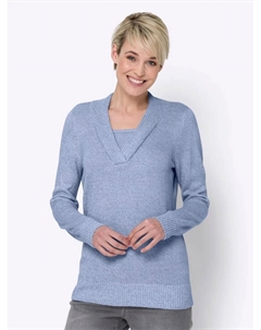 Свитер 2-в-1 "Свитер", цвет Bleu-Meliert Classic basics