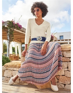 Свитер с V-образным вырезом "Пуловер", цвет Champagner Heine