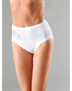 Трусики на талии (3 шт.), белый Classic basics
