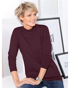 Свитер с воротником стойкой "Пуловер", цвет Beere Classic basics