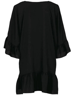 Пляжное платье "Style Akalani", короткое, мягко ниспадающее платье оверсайз, накидка, черный Rosa faia