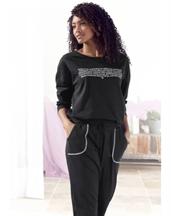 Пижама (2 шт.), с надписью спереди, черный Kangaroos