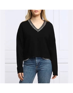 Свитер обычного кроя, черный Liu jo