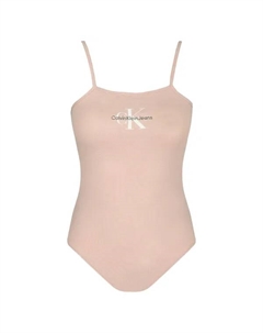 Тонкое подтянутое боди, бежевый Calvin klein