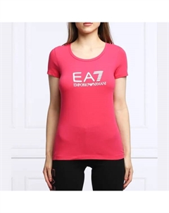 Облегающая футболка, фуксия Ea7