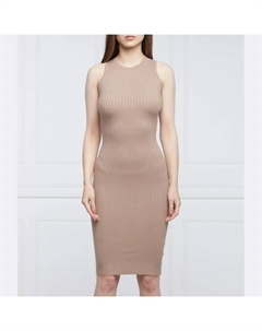 Платье Eve с добавлением льна, бежевый Guess