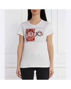 Футболка стандартного кроя, белый Liu jo