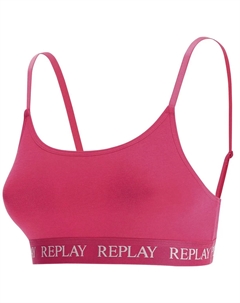 Повторное бюстье "LADY CASUAL BRALETTE", с регулируемыми бретельками-тоненьками, фуксия Replay