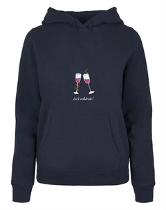 Толстовка "Женская женская толстовка Давайте отпразднуем базовую толстовку", цвет морской волны Merchcode