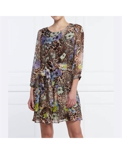 Платье с добавлением шелка, коричневый Liu jo