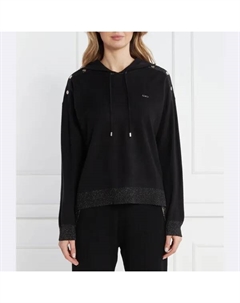 Свитер свободного кроя, черный Liu jo