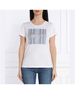 Футболка стандартного кроя, белый Liu jo