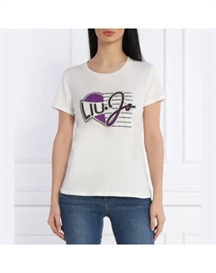 Футболка стандартного кроя, белый Liu jo