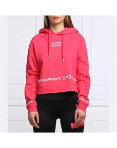 Толстовка обычного кроя, розовый Ea7