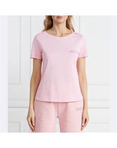 Футболка стандартного кроя, розовый Liu jo