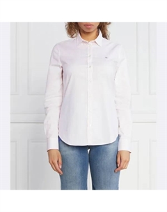 Рубашка узкого кроя, розовый Gant