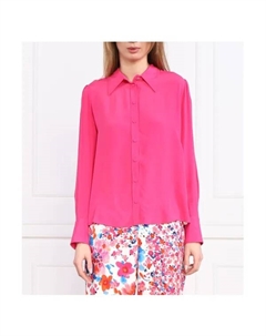 Рубашка стандартного кроя с добавлением шелка, розовый Liu jo