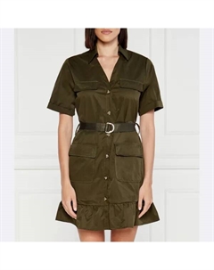Платье с поясом, хаки Liu jo