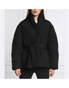 Пуховик стандартного кроя, черный Calvin klein