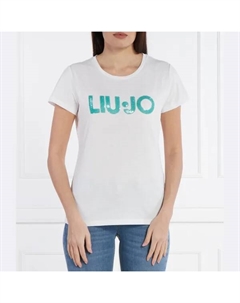 Футболка стандартного кроя, белый Liu jo