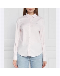 Рубашка узкого кроя, розовый Gant