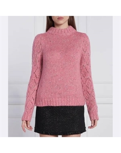 Свитер обычного кроя с добавлением шерсти, розовый Liu jo