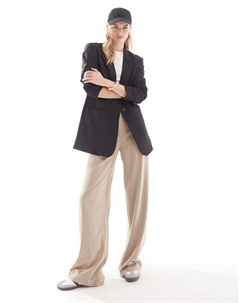 Черный однобортный пиджак DESIGN Tall Asos