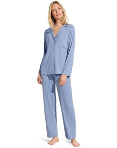 Пижама Gisele Rib Long Pj Set, цвет Wedgewood Blue Eberjey