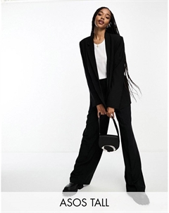 Черный двубортный пиджак DESIGN Tall Asos