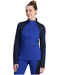 Рубашка Charger 1/2 Zip, цвет Electric Blue Spyder