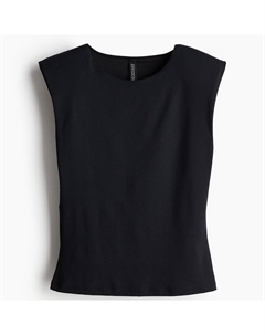Топ Tank With Shoulder Pads, черный H&m