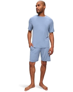 Пижама Henry Rib Short Pj Set, цвет Wedgewood Eberjey