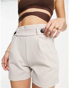 Серые шорты с пуговицами Jdy