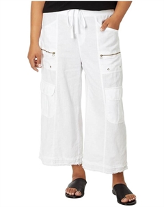 Брюки Linen Birk Gaucho, белый Xcvi